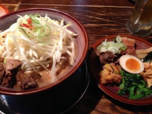 魚介豚骨骨太ラーメン全部のせ